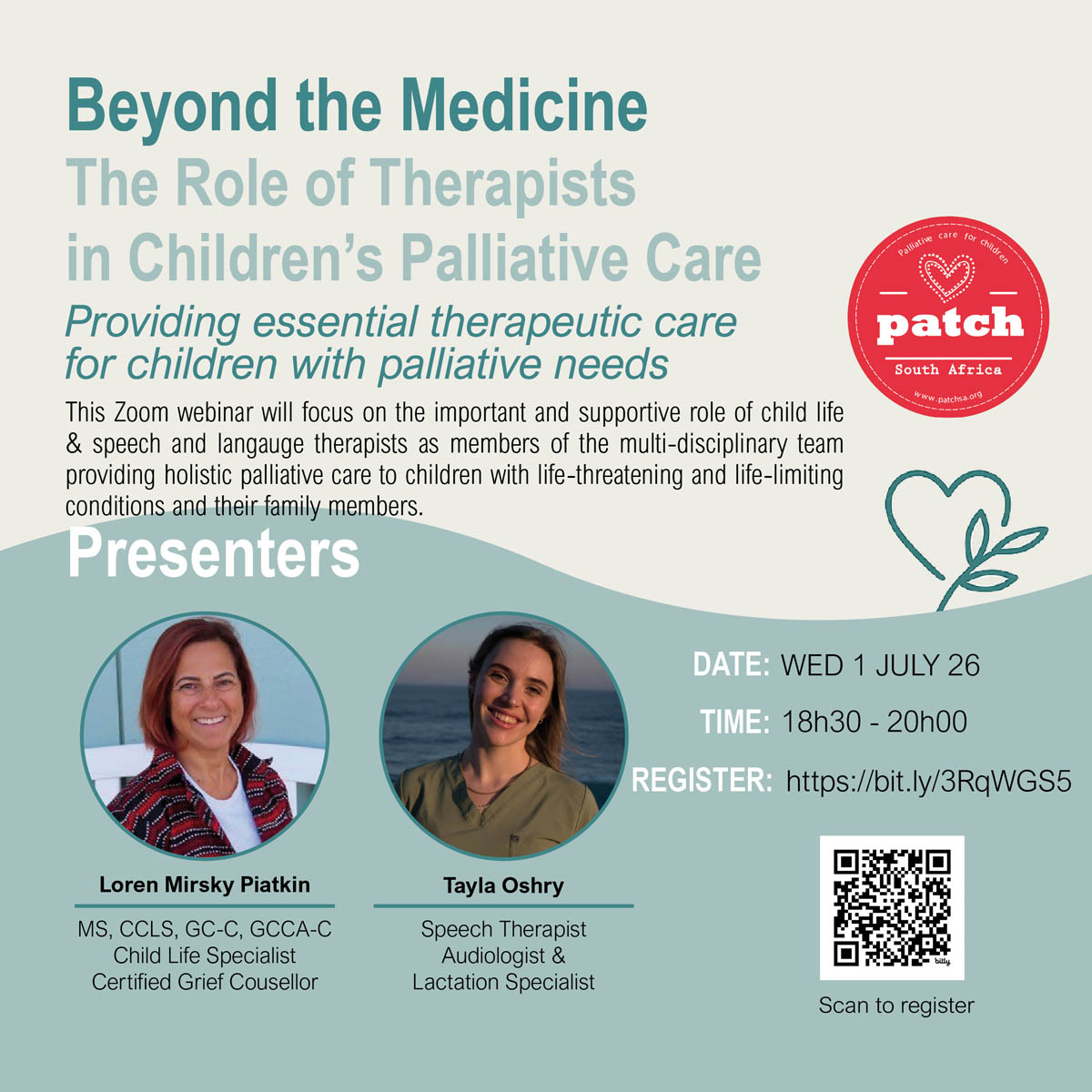Beyond the Medicine – Therapists role in CPC small